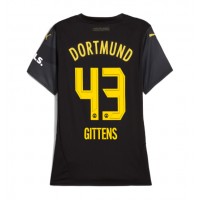 Borussia Dortmund Jamie Bynoe-Gittens #43 Bortatröja Kvinnor 2024-25 Korta ärmar